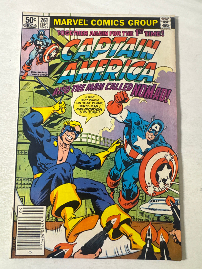 CAPTAIN AMERICA #261 VF- NEWSSTAND Mike Zeck Cover