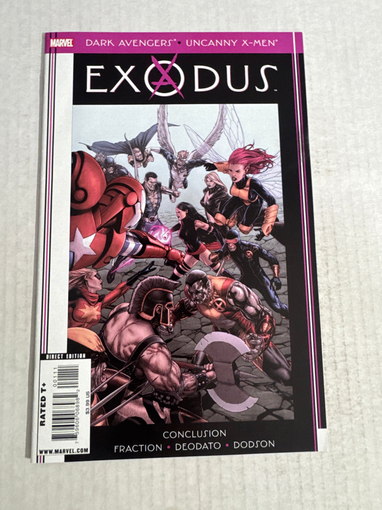 DARK AVENGERS UNCANNY X-MEN EXODUS Steve McNiven Cover
