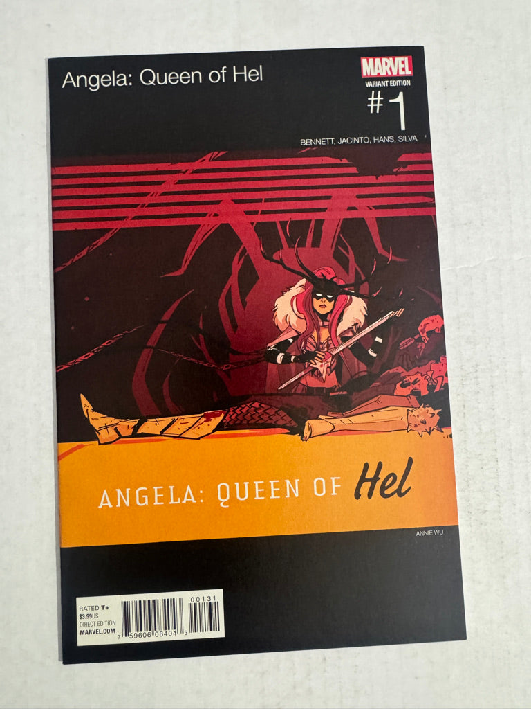ANGELA QUEEN OF HEL #1 NM Annie Wu Hip Hop Variant