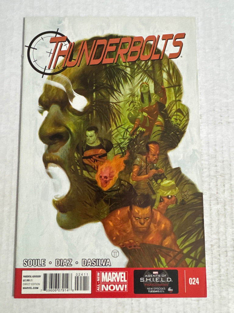 THUNDERBOLTS #24 Vol 2 VF Tedesco Cover