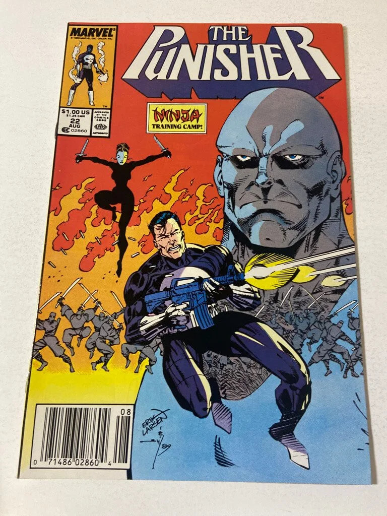 PUNISHER #22 Vol 2 NM- Erik Larsen Cover NEWSSTAND