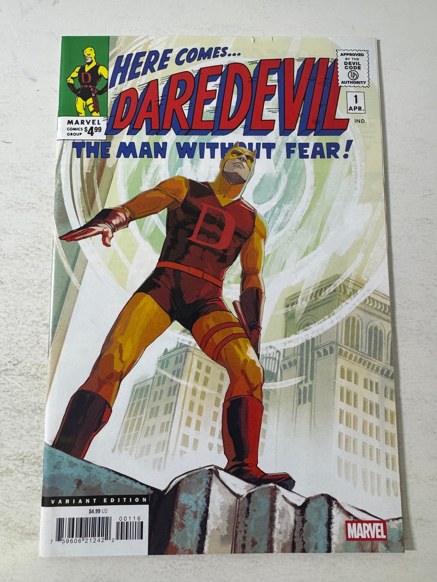 DAREDEVIL #1 NM 1:25 Stephanie Hans Facsimile Variant
