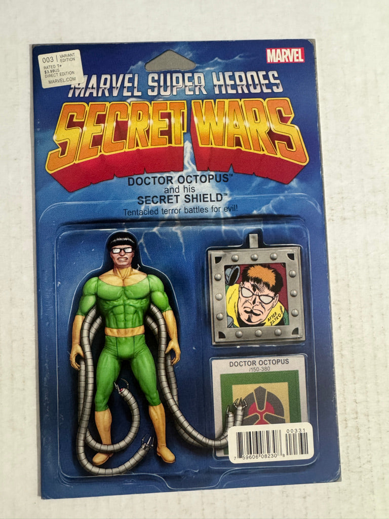 SECRET WARS #3 NM Jonathan Tyler Christopher Action Figure Variant