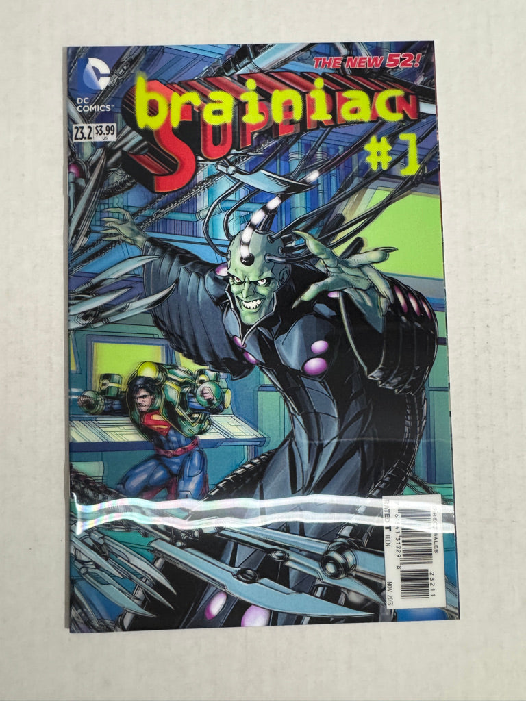 SUPERMAN #23.2 BRAINIAC #1 Vol 3 NM Lenticular Cover