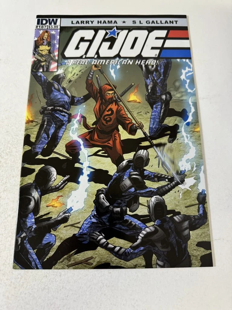 GI JOE A Real American Hero #187 NM-