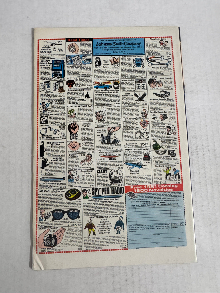 AMAZING SPIDER-MAN #219 FN+ Frank Miller Cover