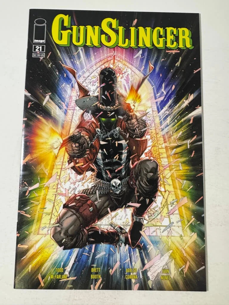 GUNSLINGER SPAWN #21 NM Bret Booth Variant