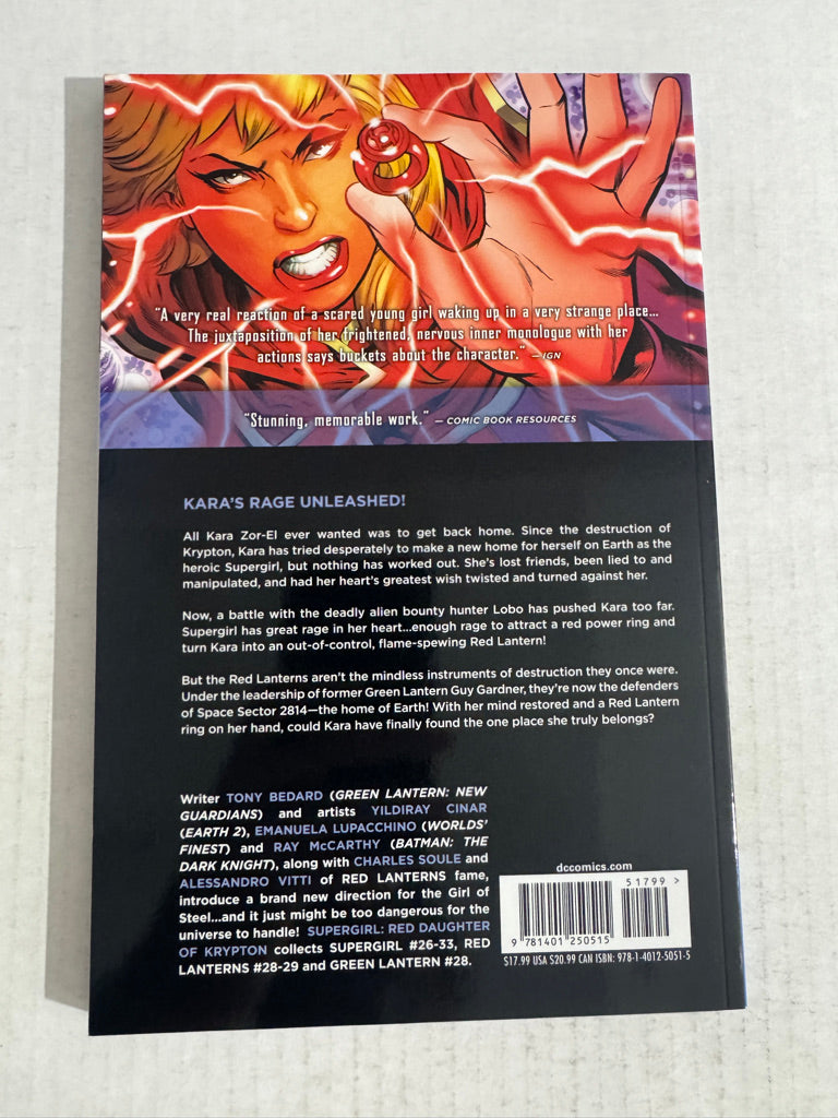 SUPERGIRL Vol 5 Red Daughter of Krypton TPB NM OOP