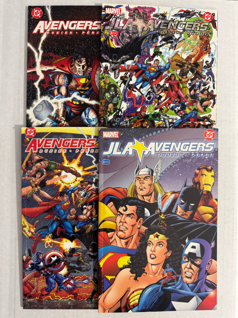 JLA AVENGERS #1-4 NM George Perez Covers SET