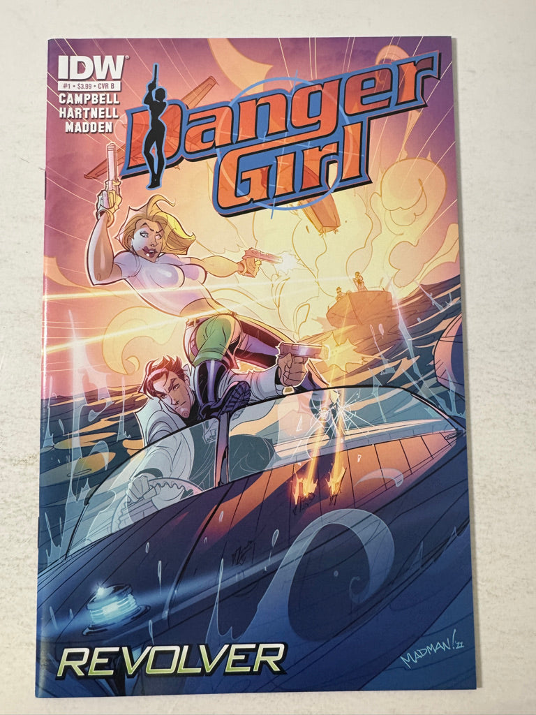 DANGER GIRL REVOLVER #1 NM B Variant