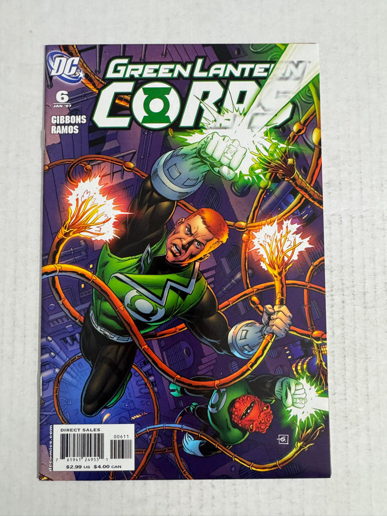 GREEN LANTERN CORPS #6 Vol 2 NM Dave Gibbons Cover