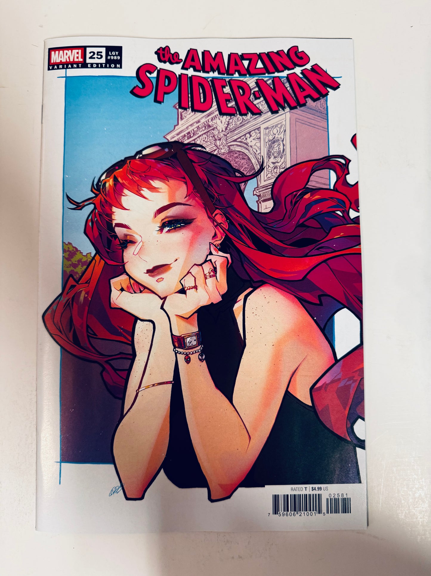AMAZING SPIDER-MAN #25 Vol 7 NM Rose Besch Variant