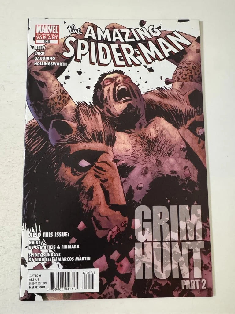 AMAZING SPIDER-MAN #635 NM 2nd Print Michael Lark Variant
