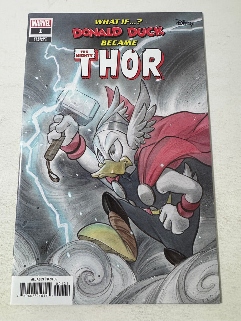 WHAT IF DONALD DUCK BECAME THOR #1 NM Peach Momoko Variant
