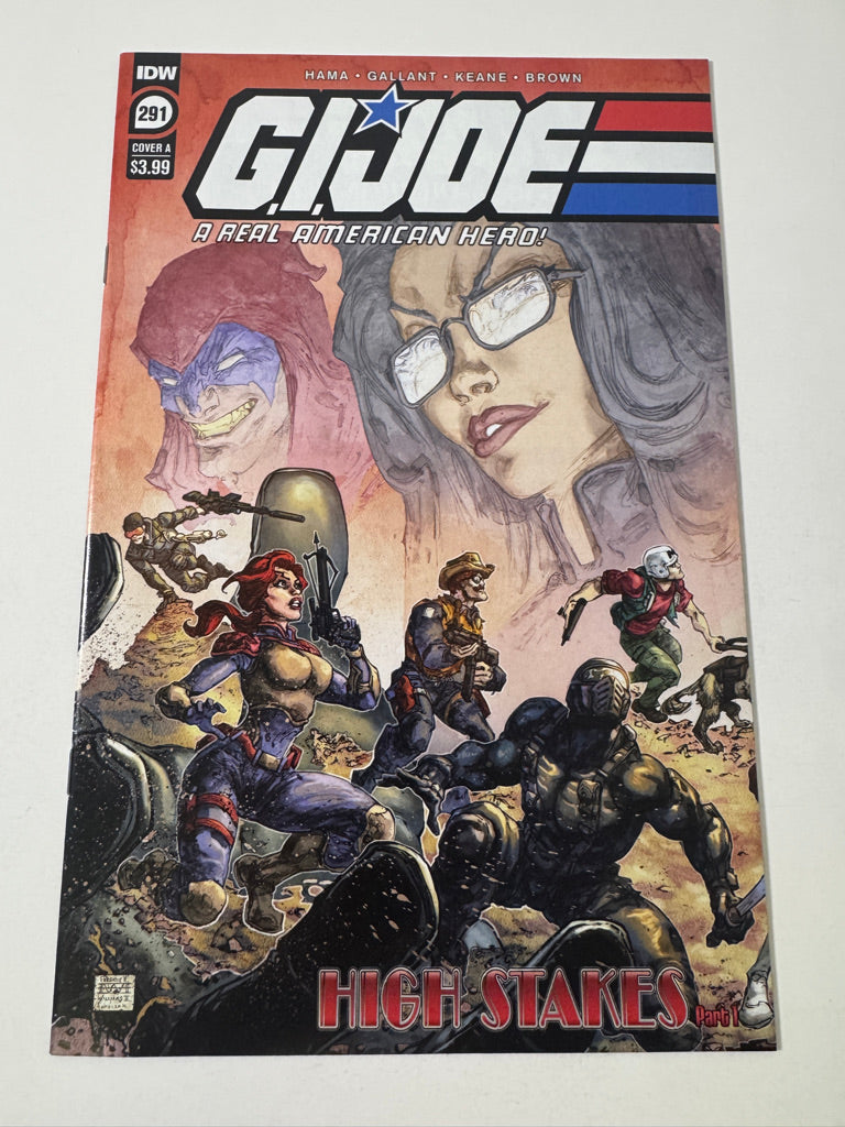 GI JOE A Real American Hero #291 NM