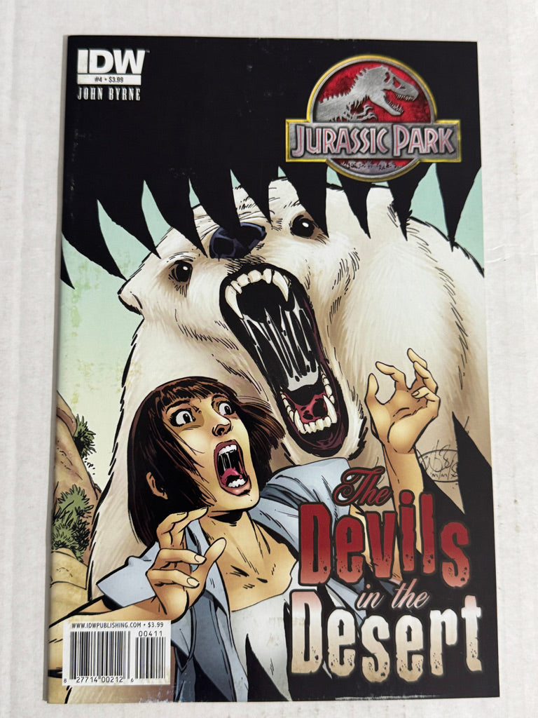 JURASSIC PARK The Devils In The Desert #4 VF John Byrne Cover