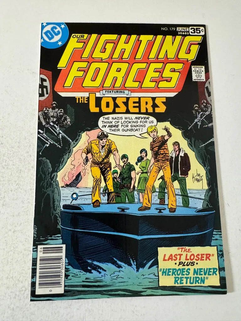 OUR FIGHTING FORCES #179 NM- Joe Kubert Cover