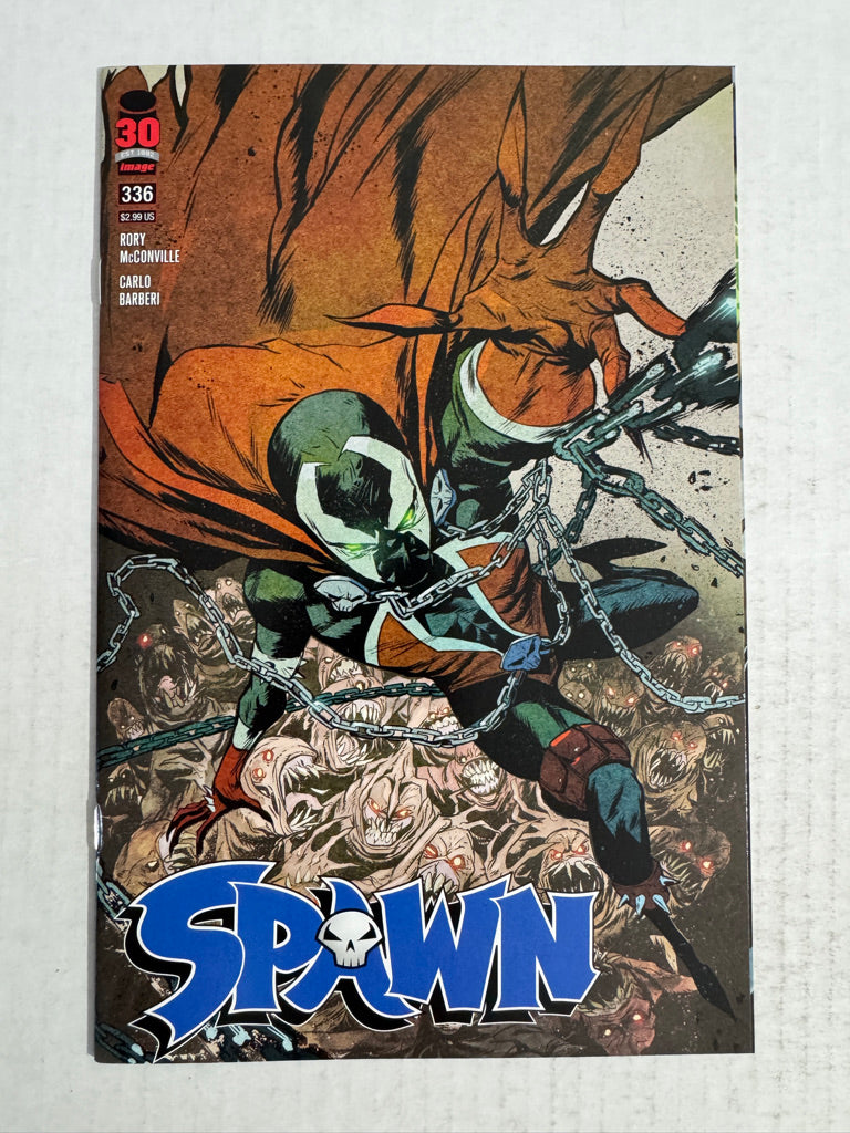 SPAWN #336 NM Sanford Green Cover