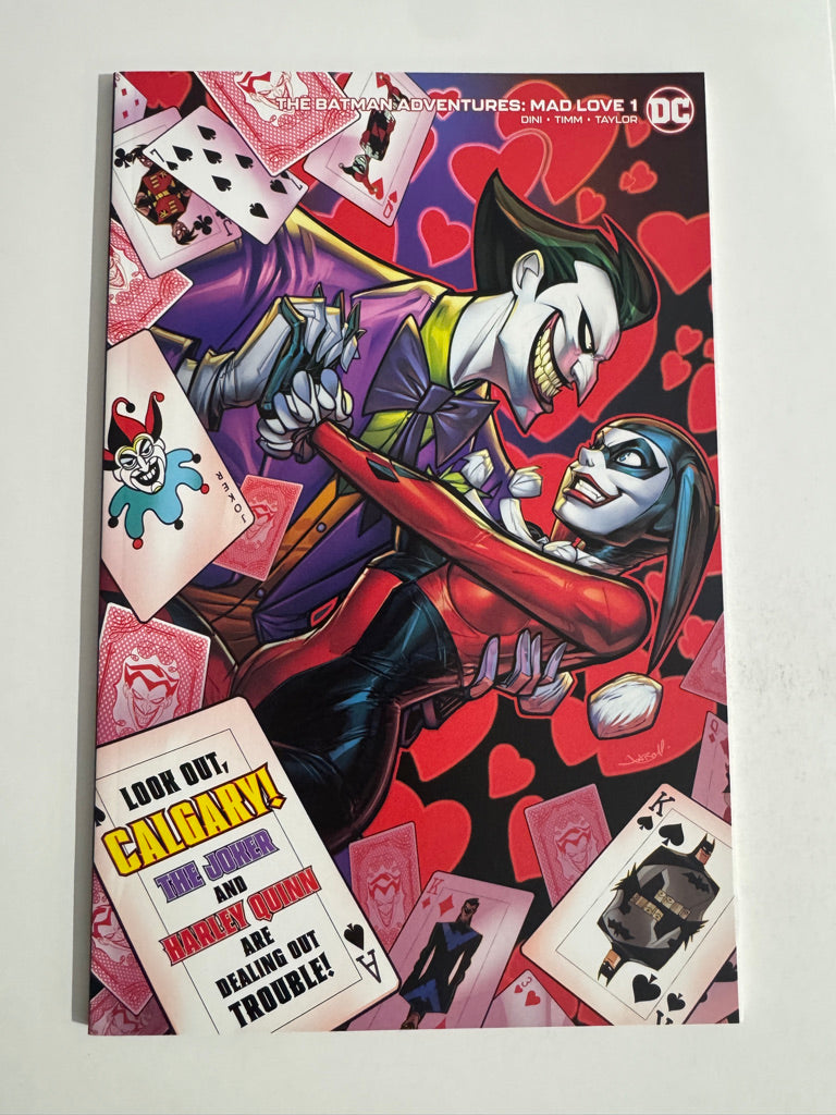 BATMAN ADVENTURES MAD LOVE #1 NM Jonboy Meyers Fan Expo Calgary Exclusive Variant