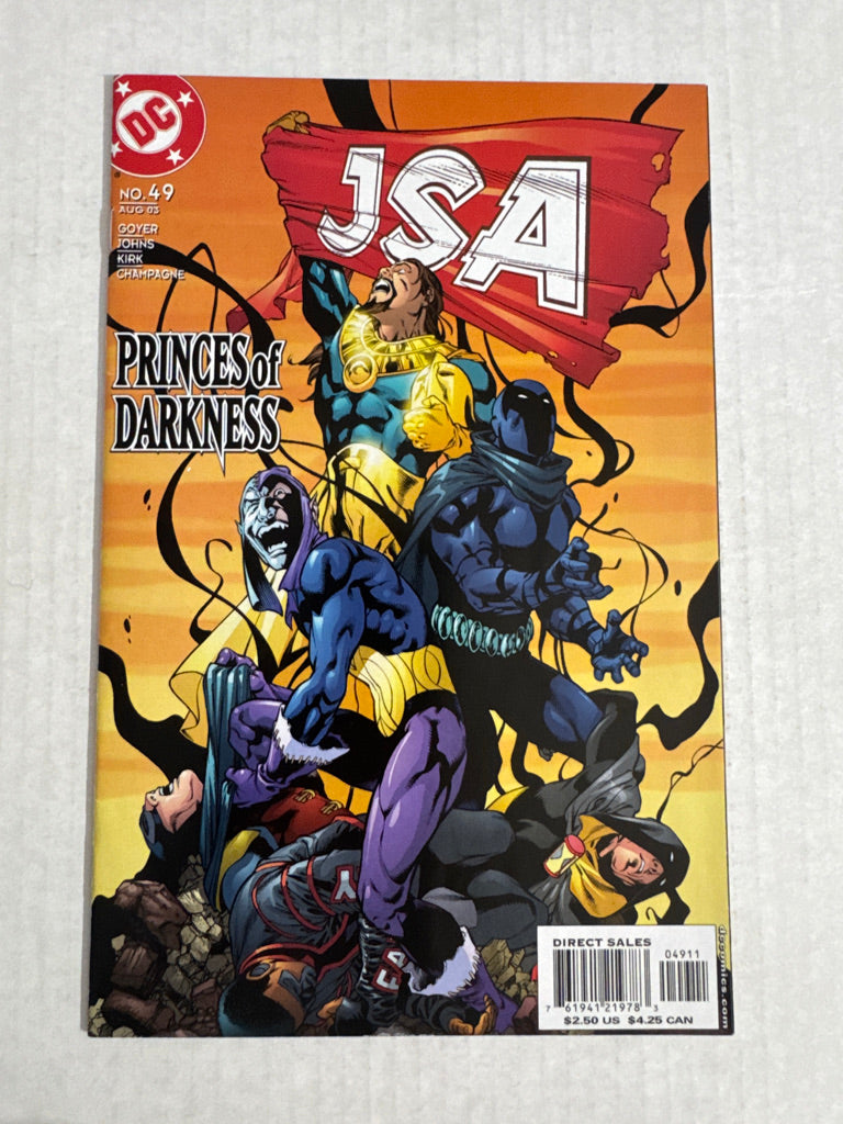 JSA #49 VF/NM Carlos Pacheco Cover
