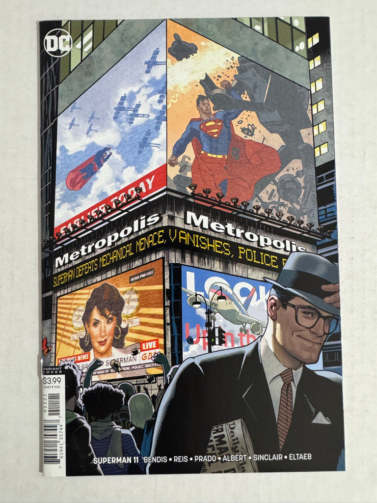 SUPERMAN #11 Vol 5 NM Adam Hughes Variant