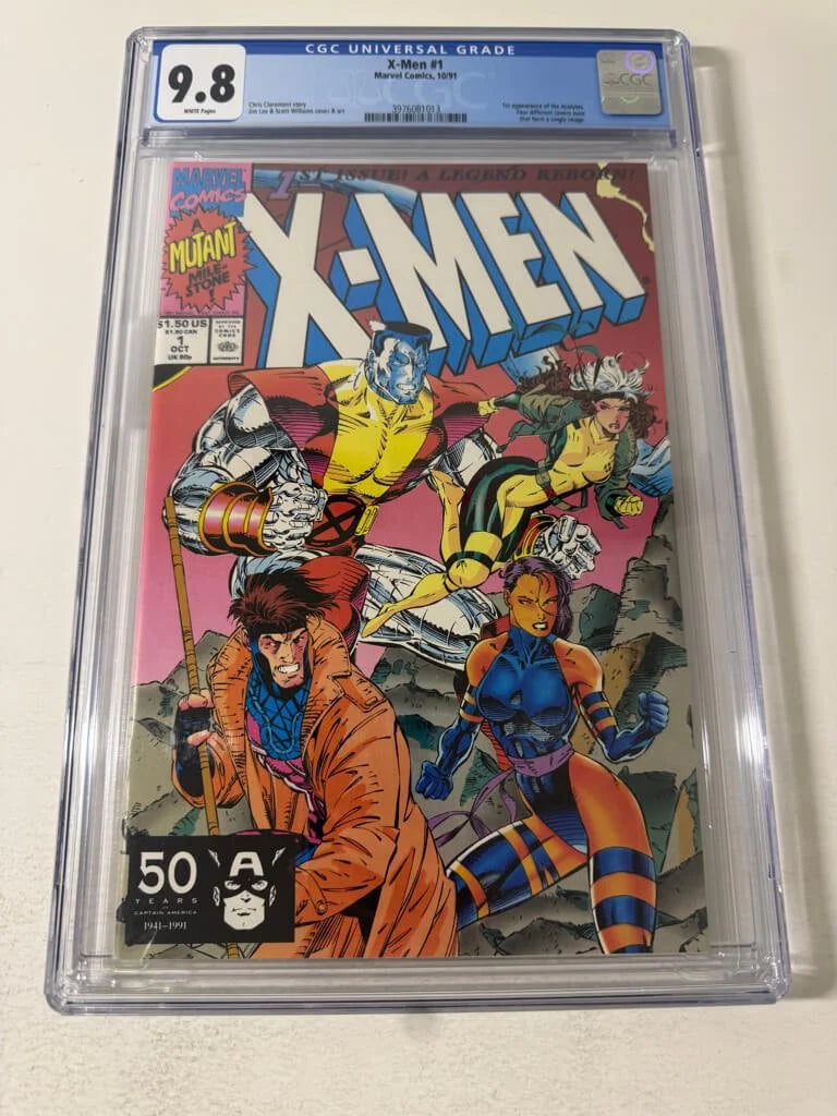 X-MEN #1 CGC 9.8 Jim Lee Cover 1ST APPEARANCE