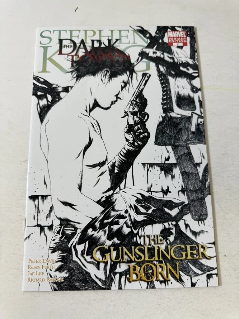 STEPHEN KING THE DARK TOWER The Gunslinger Born #1 NM 1:75 Jae Lee B/W Variant