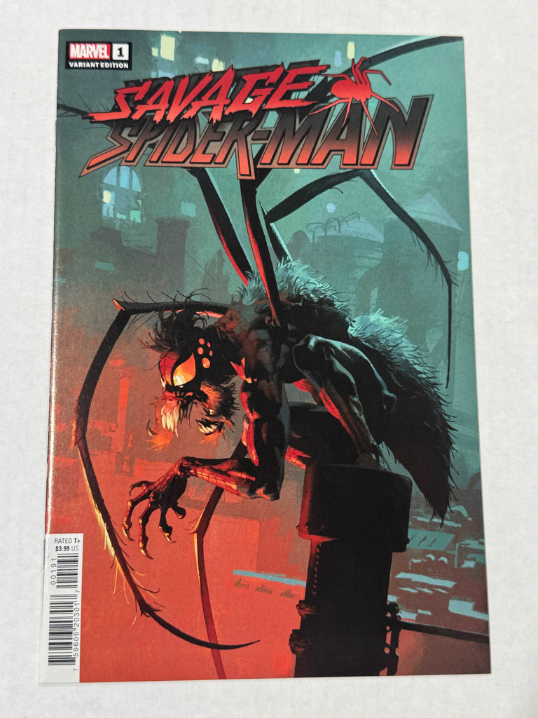 SAVAGE SPIDER-MAN #1 NM 1:25 Casanovas Variant