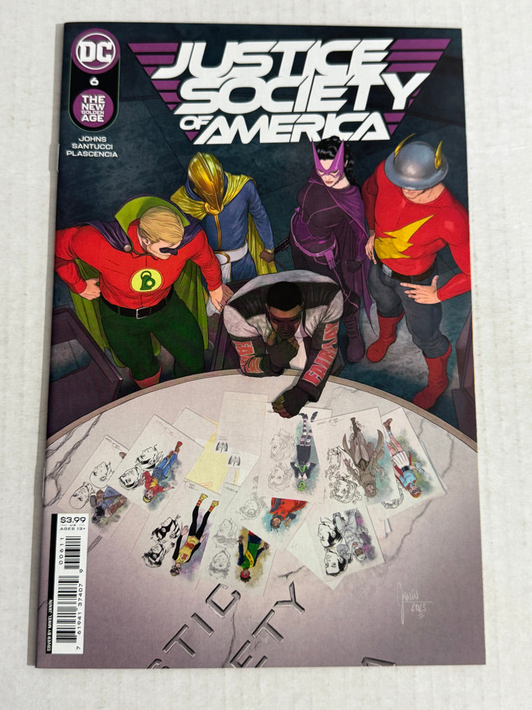 JUSTICE SOCIETY OF AMERICA #6 Vol 4 NM Mikel Janin Cover