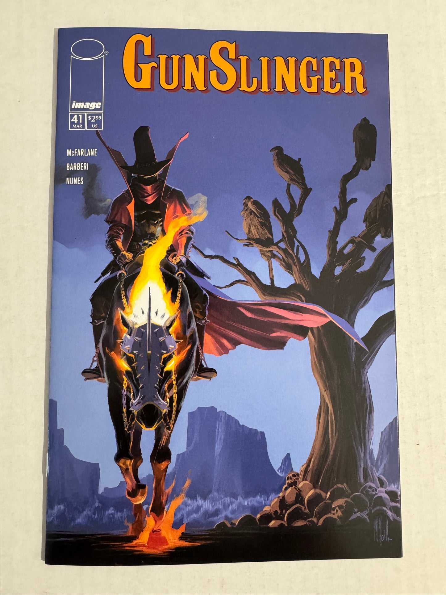 GUNSLINGER SPAWN #41 NM Failla Variant