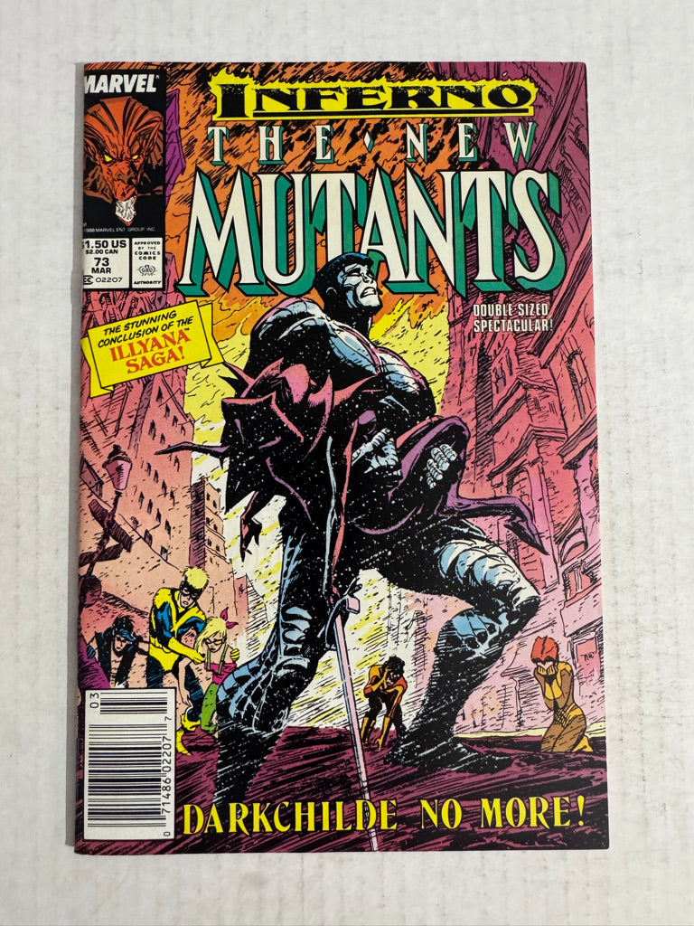 NEW MUTANTS #73 VF/NM NEWSSTAND