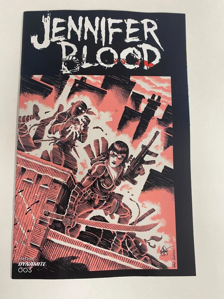 JENNIFER BLOOD #3 NM TMNT Homage Variant