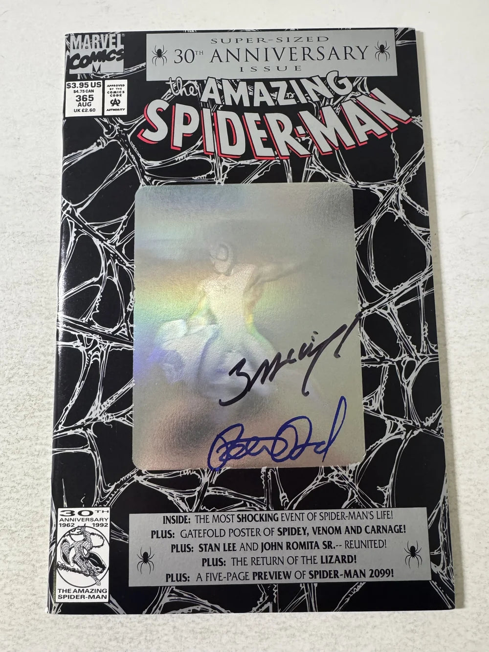 AMAZING SPIDER-MAN #365 NM SIGNED by Bagley & David - 1ST APPEARANCE