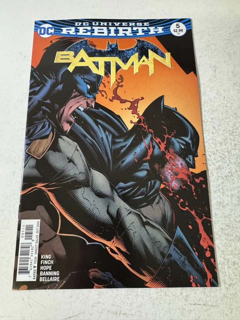 BATMAN #5 Vol 3 NM- David Finch Cover