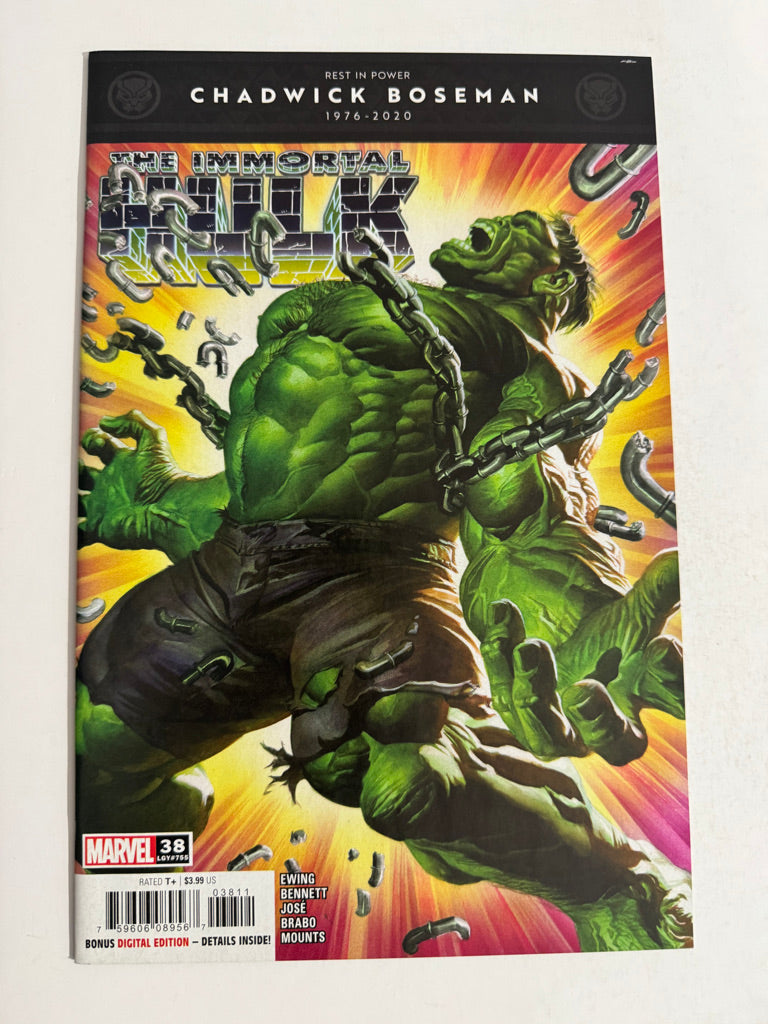 IMMORTAL HULK #38 VF/NM Alex Ross Cover