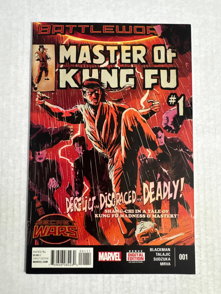 SECRET WARS BATTLE WORLDS MASTER OF KUNG FU #1 VF+