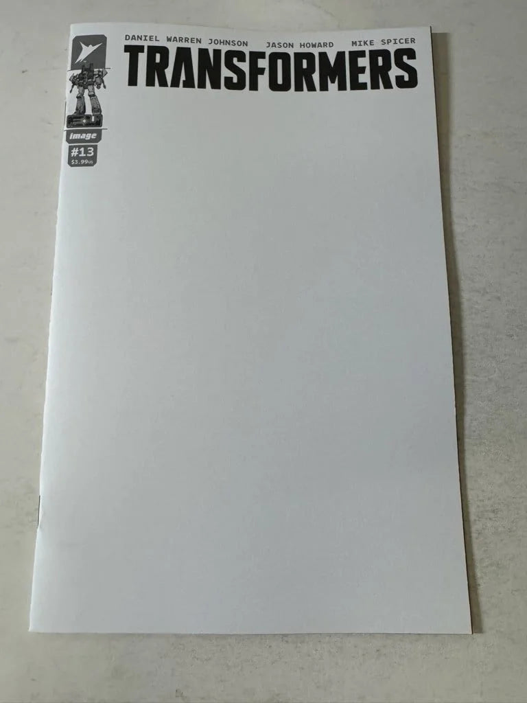 TRANSFORMERS #13 NM Blank Variant