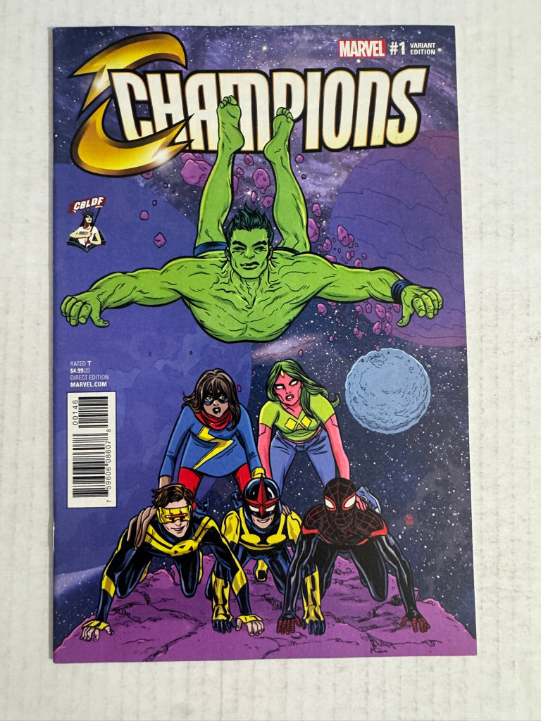 THE CHAMPIONS #1 Vol 2 NM Mike Allredd CBLDF Variant