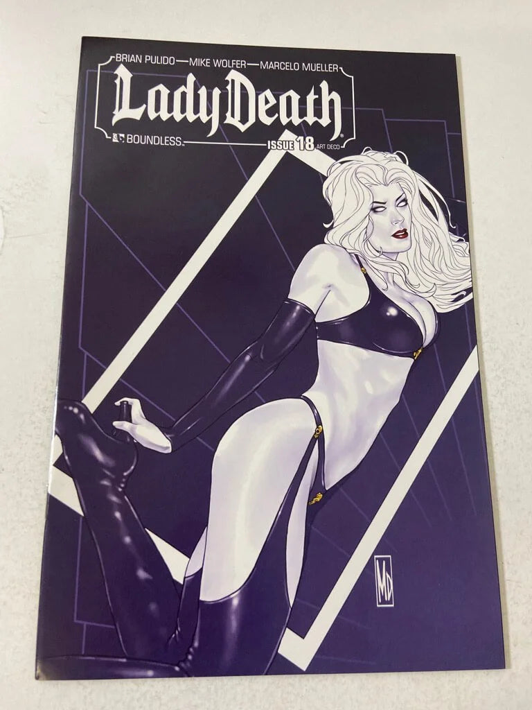 LADY DEATH #18 NM Art Deco Variant
