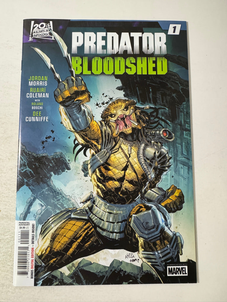 PREDATOR BLOODSHED #1 NM Ken Lashley Cover