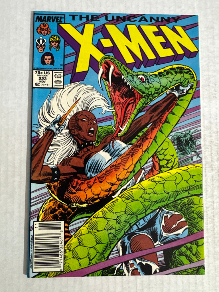UNCANNY X-MEN #223 VF NEWSSTAND