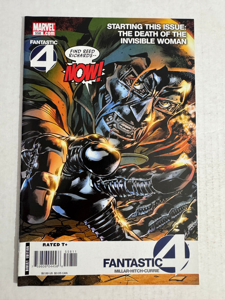 FANTASTIC FOUR #558 NM- Bryan Hitch Cover 1ST APPEARANCE