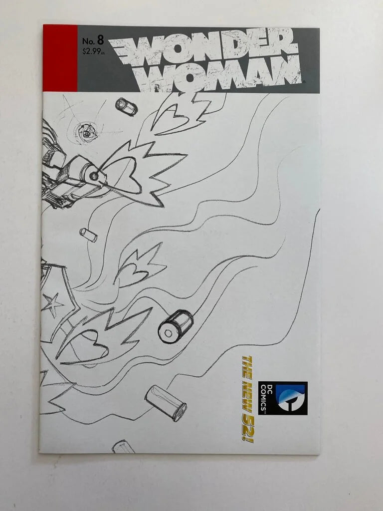 WONDER WOMAN #8 Vol 4 NM 1:25 Cliff Chiang Sketch Variant
