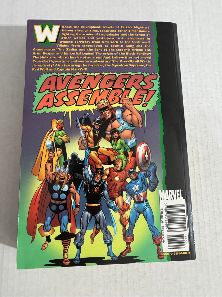 MARVEL COMICS ESSENTIAL AVENGERS Vol 4 TPB NM NEal Adams Cover