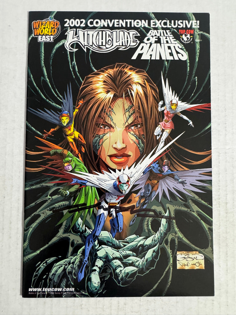 WITCHBLADE BATTLE OF THE PLANETS 2002 Wizard World Convention Exclusive VF+ SIGNED by Andy Park