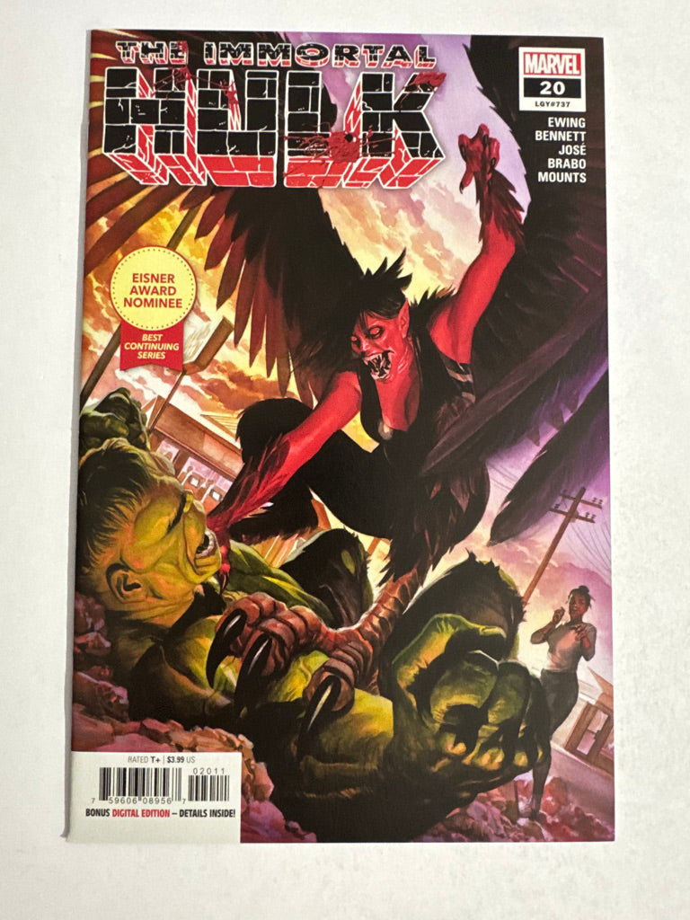 IMMORTAL HULK #20 NM Alex Ross Cover