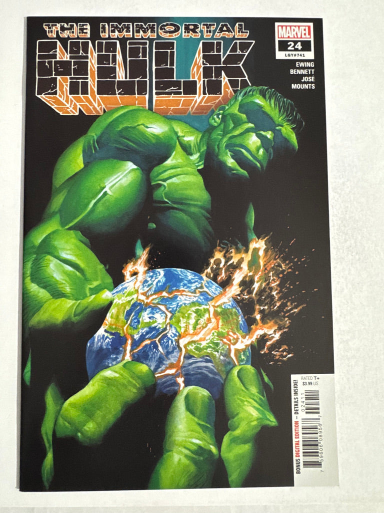 IMMORTAL HULK #24 NM Alex Ross Cover