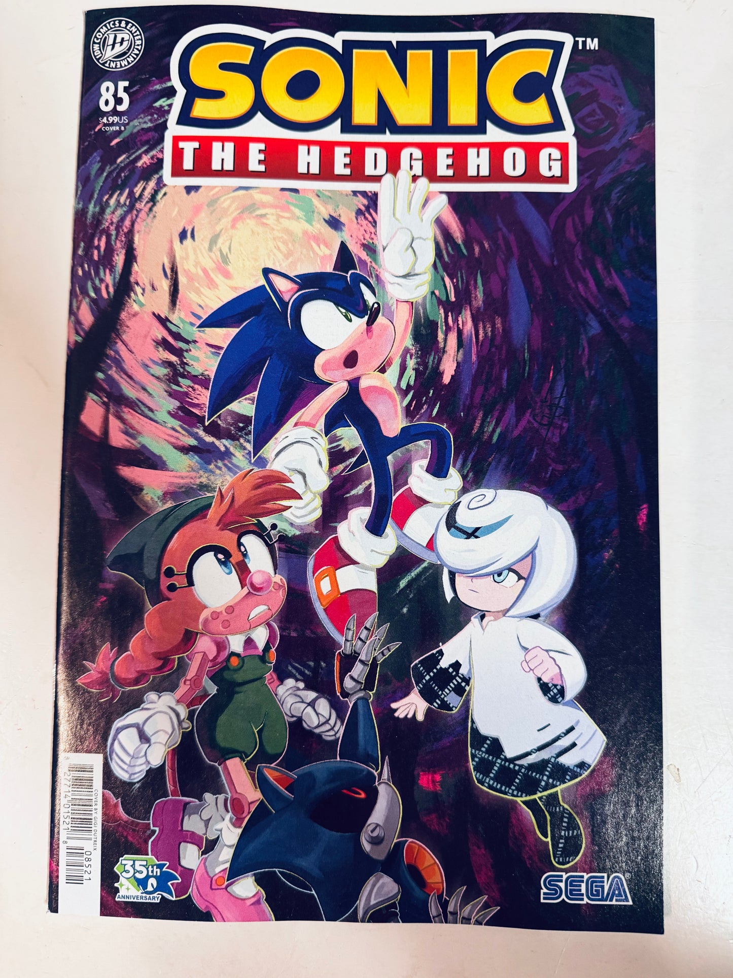 Sonic the Hedgehog #85 NM Cover B Gigi Dutreix Variant