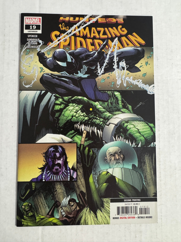 AMAZING SPIDER-MAN #19 Vol 5 NM- 2nd Print Ryan Ottley Variant