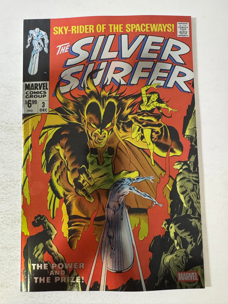 SILVER SURFER #3 NM Foil Facsimile Variant
